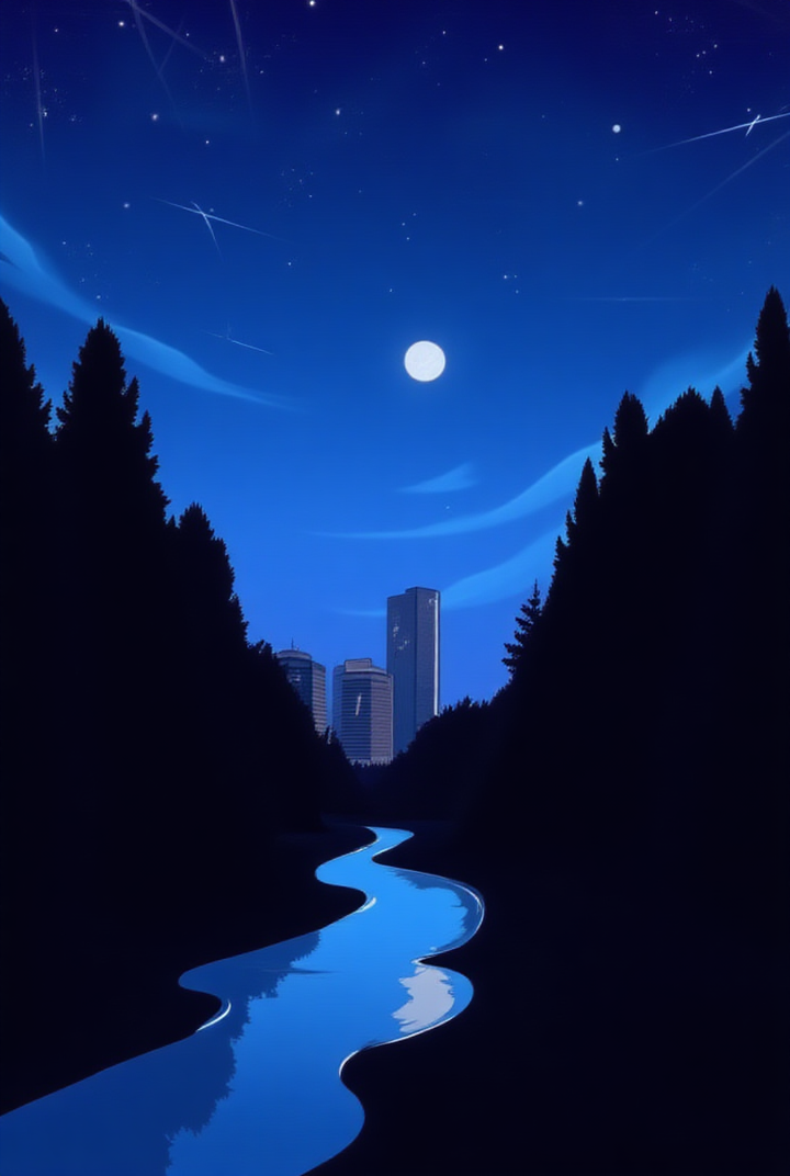 Cel-shaded backgrounds