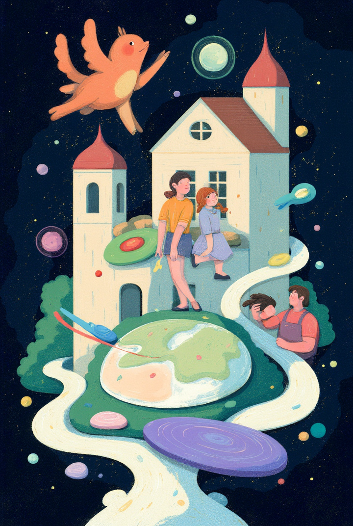 Dreamworld collages